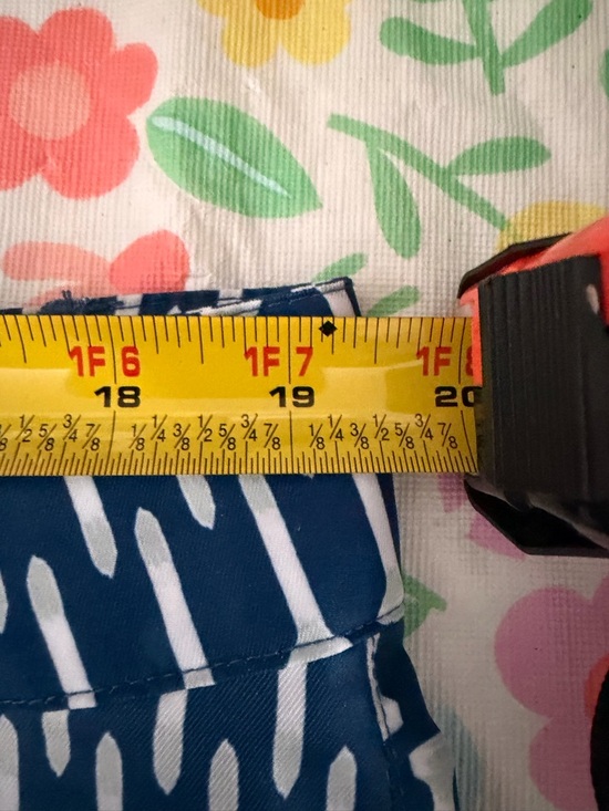 Birdies And Bows Golf Shorts Navy Tees & Bows Size 14 Inseam 6” - Picture 8 of 8